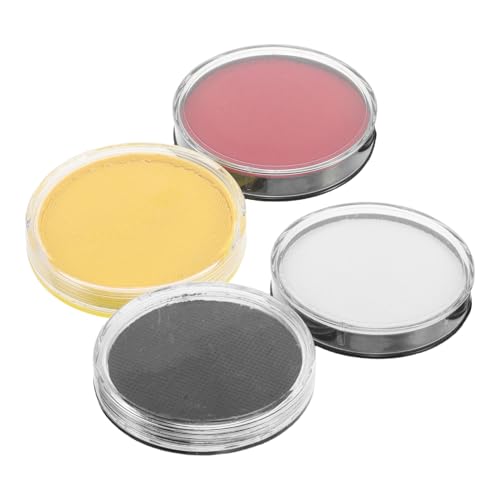 Mipcase 4 Cajas De Pintura Facial Pintura Facial Resistente Al Agua Crema Para Pintar Rostros