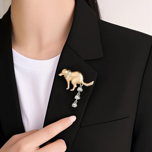 Unique Dog Poop Brooch Funny Design Lapel Pin for Parties and Daily Wear Adds Humor and Styles to Your Outfits3