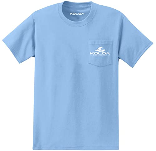 Koloa Surf Pocket T-Shirts 2 Sided Classic Wave Logo Tees Parent2