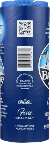 La Baleine Fine Crystals Canister, Sea Salt, 26.5 Ounce