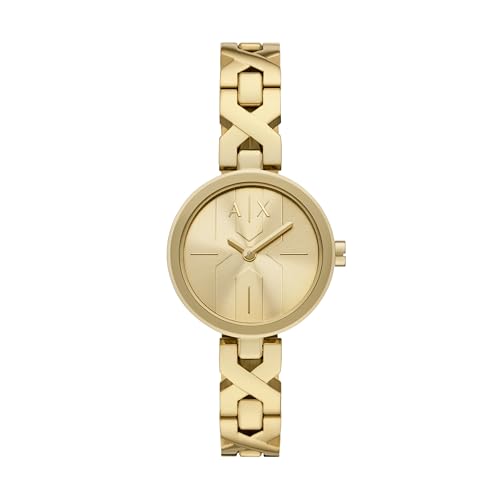 Armani Exchange A|X Women's Two-Hand Gold-Tone Stainless Steel Watch AX5831