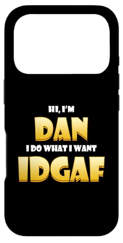 Dan Costume IDGAF Cute Personalized First Name Daniel/Dan �X�}�z�P�[�X iPhone 17 Pro �p