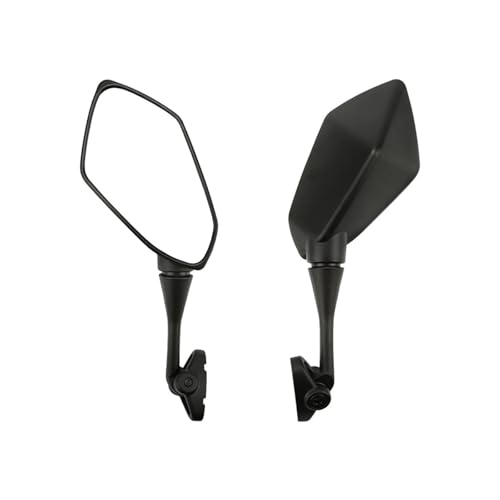 Specchietti retrovisori per moto Specchietto Retrovisore Per Motocicletta Estremità Manubrio Nera Per Scooter Per Motocross Specchietti Retrovisori Laterali 1 Paio Specchietti
