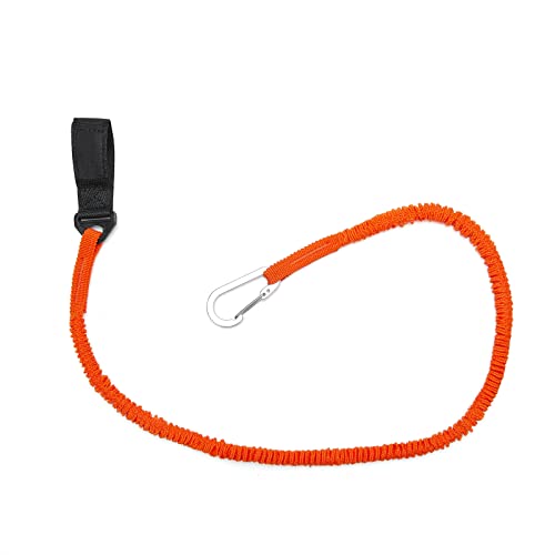 Yunnyp Coleira de remo de caiaque, pacote com 2, suporte de raquete extensível, cordão de ferramenta
