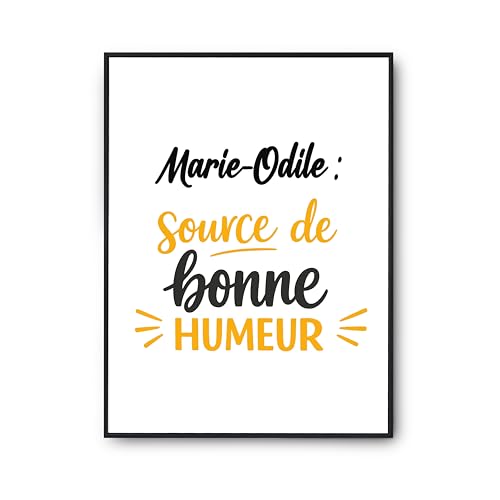 Affiche Marie-Odile Otshirt - Poster humour et décoration murale imprimé en France
