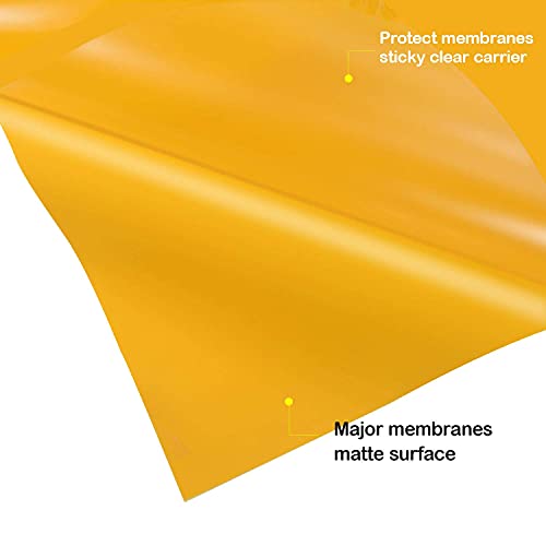 Heat Transfer Vinyl Yellow Htv Roll For Tshirt 12"X12Ft Compatible With All Cutting Plotter Machines #TOP2