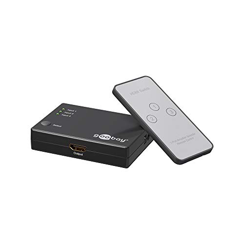 Preisvergleich Produktbild Goobay 58981 HDMI Umschaltbox, 3 Eingänge / 1 Ausgang