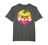 Funny Dog Retro Summer Vacation Tees