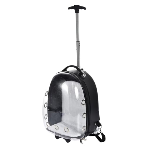 Mala Vision com Rodas Chalesco para Transporte de Pets – Preta
