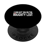 Photo Gallery divertente natale i can get you on naughty list uomini donne popsockets popgrip adesivo Photo Gallery divertente natale i can get you on naughty list uomini donne popsockets popgrip adesivo
