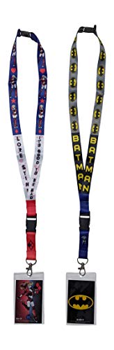 Batman et Harley Quinn porte-badges DC Comics de la marque Ata-Boy