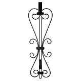 Nxtop Wreath Hanger for Front Door, Christmas Decoration Metal Over The Door Hook, Antique Scroll De