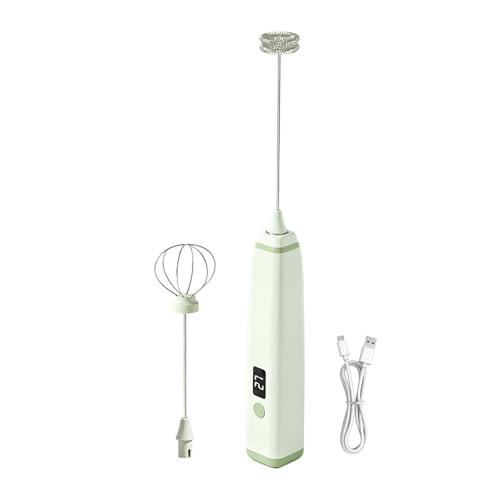 Espumador para café, 3 velocidades, recargable, inalámbrico, portátil, espumador de cocina, espumador de leche, para lattes, claras de huevo, crema, bebidas de cacao