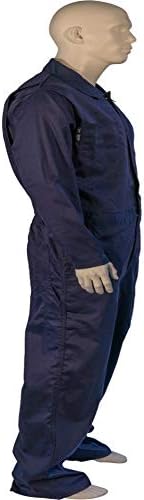 Toledano Industries LARGE FLAME RESISTANT NAVY COVERALLS
