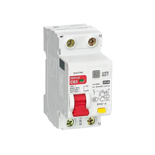DZ47vLE 1P+ND 16 A 300 mA disjoncteur différentiel à alimentation supérieure CA