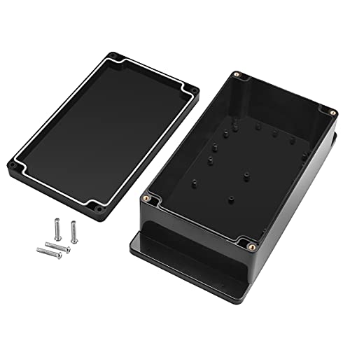 Pinfox Ip65 Plastic Project Box Abs Waterproof Electronic Enclosure Junction Box With Fixed Ear 7.8" X 4.7" X 3" #TOP2