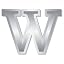 W - Silver