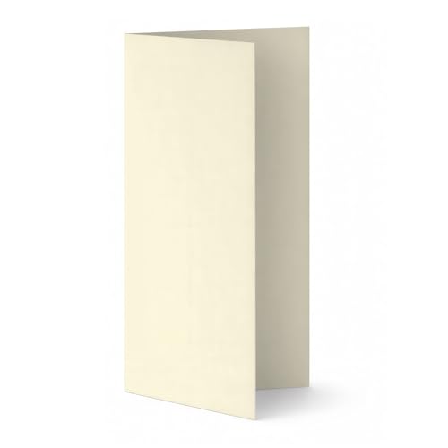 100 Sheets Cream Cardstock 8.5"x11" Scored for Folding