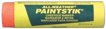 All-Weather Paintstik® Livestock Markers - ma 61024 all weather paint stick orange [Set of 10]