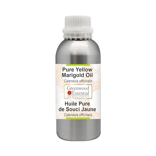 Image of Greenwood Essential Pure Yellow Marigold Oil (Calendula officinalis) Natural Therapeutic Grade 1250ml (42 oz)