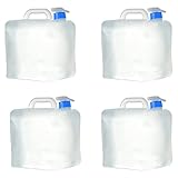 🧊 【Fácil de usar】 El tanque de almacenamiento de agua de boca ancha que se adapta a la mayoría de los grifos para llenar el agua fácilmente. Puede colocar la bolsa de agua con el grifo hacia abajo y encenderla y apagarla cómodamente con una mano. En general, llenar y verter agua con esta bolsa de agua es muy conveniente.