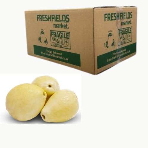 Fresh Egyptian Guava 250g | Whole Fresh Tropical Fruit | Sweet & Aromatic | Juicy Guava | Ideal for Snacking, Juices, Smoothies, Desserts & Fruit Salads