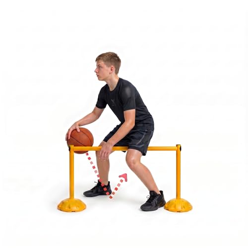 Good AirBall LowZone Basketball Dribble Training Bar, Yellow, 32x18 Inches,