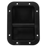 HOMSFOU Ersatzgriff für Lautsprecher aus Robustem Eisen Seitlicher Tragegriff 220x162mm Kompatibel mit Lautsprecherboxen und Verstärkern Langlebig und Handschonend