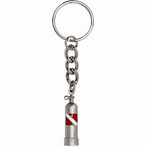 Unrealfind Quality Realistic Life-like Key Chain Scuba Tank w/Dive Flag