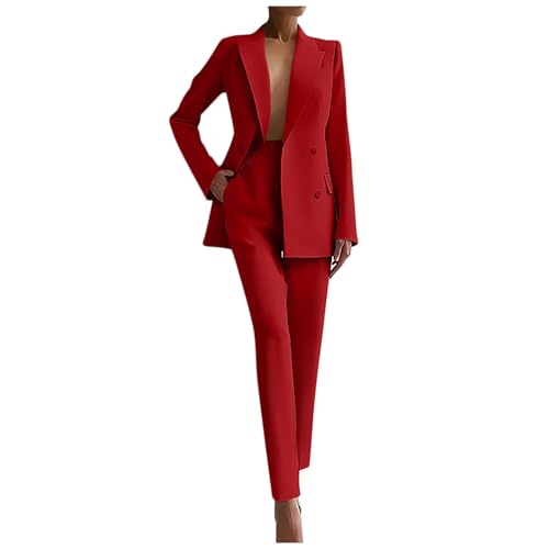 Survêtement élégant pour femme 2 pièces chic couleur unie et pantalon large
