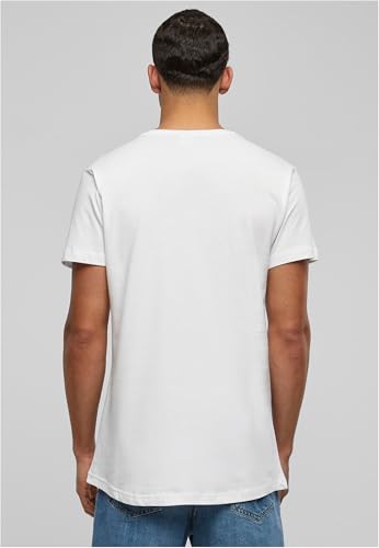 Urban Classics Shaped Long Tee, Camiseta Hombre, Blanco (White), XXL