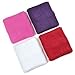 4 pair of COSMOS ® Pink/White/Red/Purple cotton sports basketball wristband / sweatband wrist sweat band/brace