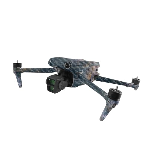 Image of MightySkins Carbon Fiber Skin Compatible with DJI Air 3 - Galactic Landscape | Protective, Durable Textured Carbon Fiber Finish | Easy to Apply