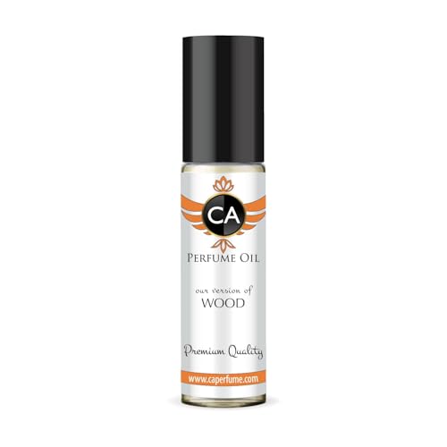 CA Perfume Originals Wood Unisex Fragrance Oil Woody Scent Long Lasting Perfumes for Women &amp; Men Travel Size TSA Ready Mini Parfum Body Oil Roll-on 0.33 Fl Oz 10ml