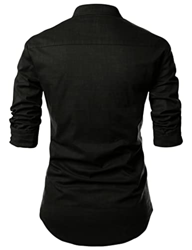 Image of Zombom Men's Solid Regular Fit Shirt