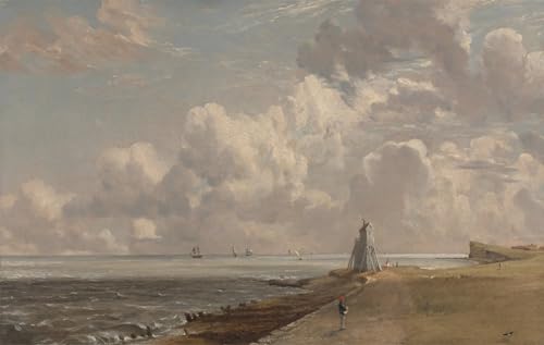 Affiche Toile Phare de Harwich John Constable 60x90cm décoration murale maison et bureau