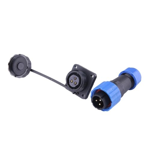 Toma de cable con conector SP16 de aviación cuadrada y 3 pines macho hembra