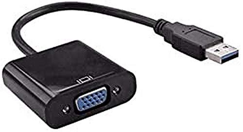Gembird Ab-U3M-Vgaf-01 Cavo Di Interfaccia E Adattatore Usb 3.0 Vga Db15F Nero