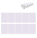 ●【 Einfach zu programmieren】- Premium Plastikkarten Weiss. Beste Qualität. Der Ntag215-Chip verfügt über eine Lese- / Schreibsperrfunktion, die wiederholt oder schreibgeschützt bearbeitet werden kann. Es kann nicht bearbeitet oder zurückgesetzt werden, nachdem es als schreibgeschütztes Tag festgelegt wurde.