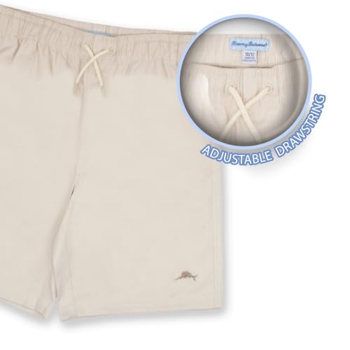 Image of Tommy Bahama Boys Short Sleeve Classic Polo Shirt & Elastic Waist Shorts Set, Casual 2-Piece Back to School Outfit for Kids