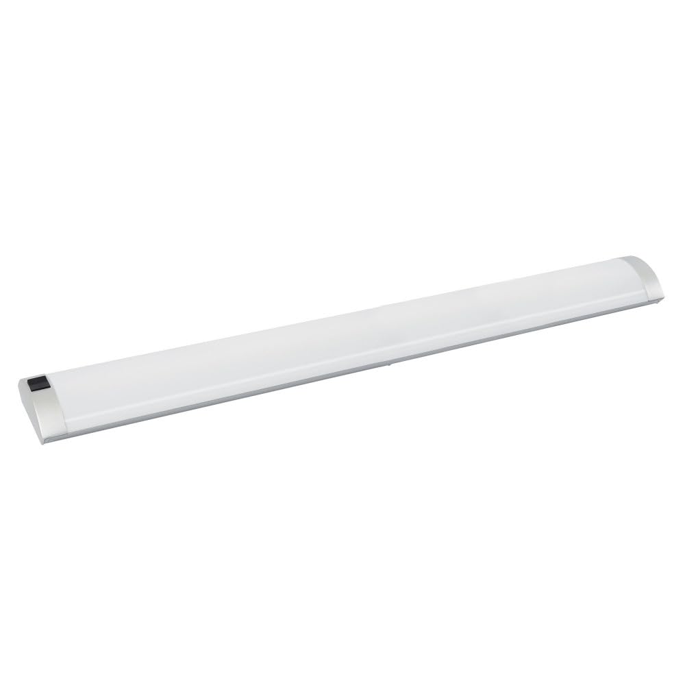 Gefom REGLETTE DESIGN LED INTEGREE, 60CM, 8W, 450 LM, SILVER avec inter 410040