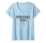 Photo Gallery donna guru del pickleball maglietta con collo a v Photo Gallery donna guru del pickleball maglietta con collo a v