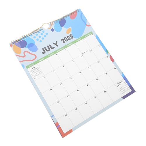 ELAYARD Månadskalender med Skrivyta Spiralbindning Väggkalender från till December Elegant Blommönster Praktisk för Familjeplanering Personlig Utveckling