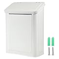 Picowe Magnetic Laundry Storage, Large Metal Lint Holder Bin with Lid for Laundry Room, Space-Saving Trash Container Hanging on Dryer, Washer or Wall Mount Trash Bin (White)