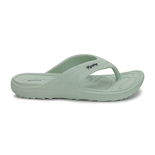Image of YOHO Drizzle Soft Slippers for Women, Mild Acupressure, Lightweight, Anti Skid & Slip, Diabetic Footwear for Woman, Home Wear Bathroom Chappal for ladies | Waterproof Monsoon & Rainy Footwear