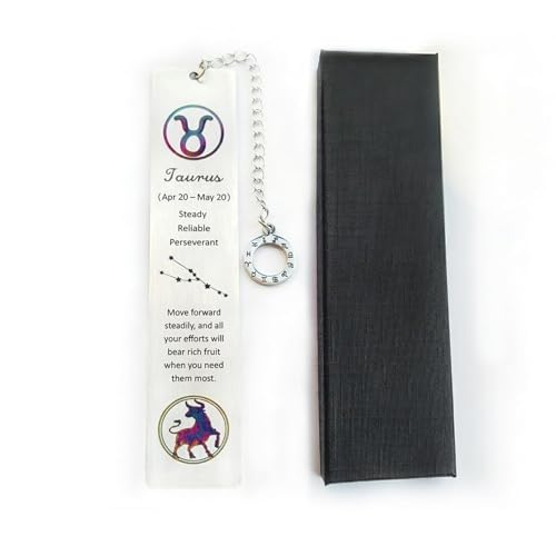 Zodiac Stainless Steel Bookmark Set for Book Lovers