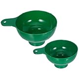 TOYANDONA 2 Piezas Embudo de Plástico Boca Ancha con Colador para Tarros y Conservas de Unidades para Salsas Mermeladas y Líquidos Cocina Doméstica Resistente y Duradero Fácil de Usar