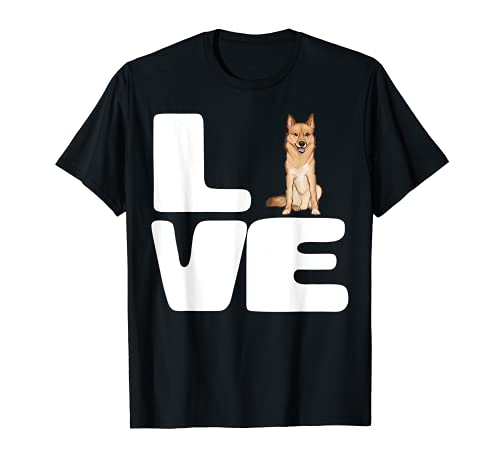 Amo A Mi Perro Spitz Finlandés Camiseta