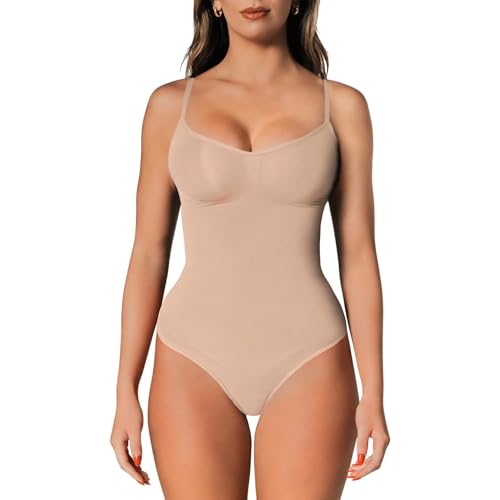Modelador para mulheres – Body sem costura para mulheres controle de barriga – Tanga modeladora mode