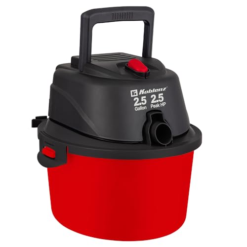 Consejos para Comprar Aspiradora Shop Vac más recomendados. 41 Koblenz SM-2.5 Aspiradora Seco Mojado 3 en 1 con Sistema de Expulsión de Aire, Devoradora Seco-Mojado, 2.5 Galones y Motor de 2.5 HP, Aspira Sólidos y Líquidos, Portátil para...